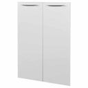 Porte laqué blanc pour étagère vue2