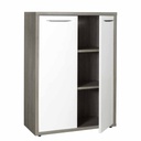 Porte laqué blanc pour étagère vue3 montée