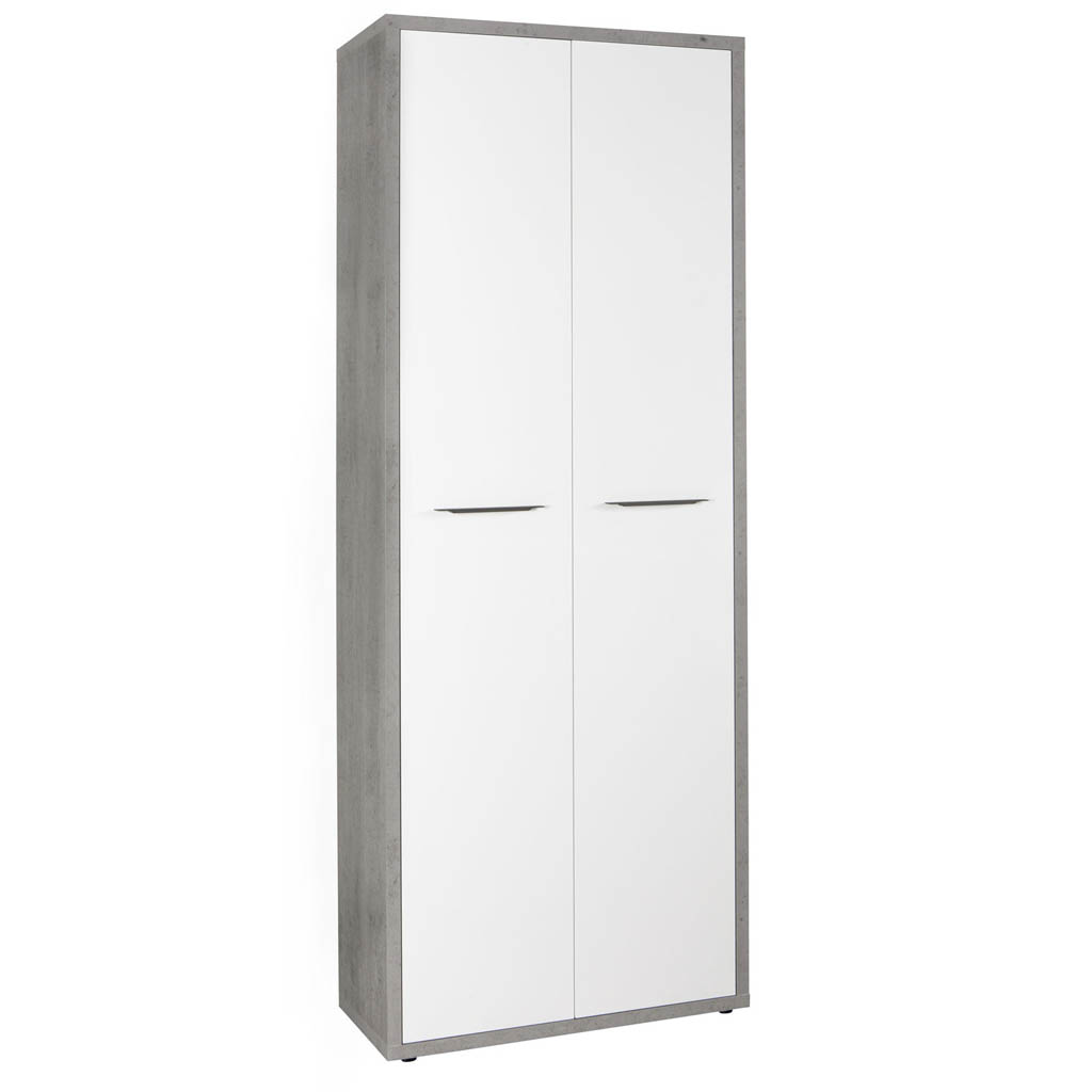 Porte laqué blanc pour étagère vue3 montée