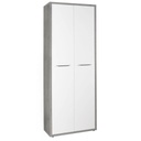Porte laqué blanc pour étagère vue3 montée
