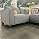 UT-CODY-COLOR-97 Sofa d'angle modulable &amp; ottoman Dark Grey CODY L309xM213cm - Ottoman 96x96cm (5 pièces) vue3