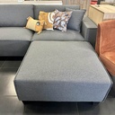 UT-CODY-COLOR-97 Sofa d'angle modulable &amp; ottoman Dark Grey CODY L309xM213cm - Ottoman 96x96cm (5 pièces) vue4