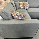 UT-CODY-COLOR-97 Sofa d'angle modulable &amp; ottoman Dark Grey CODY L309xM213cm - Ottoman 96x96cm (5 pièces) vue5
