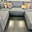 UT-CODY-COLOR-97 Sofa d'angle modulable &amp; ottoman Dark Grey CODY L309xM213cm - Ottoman 96x96cm (5 pièces) vue6