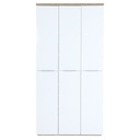 COM-AR3494K64904 Armoire MUNDI 6 portes et étagères ajustables H200xL101xP35cm vue face portes fermées