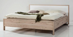Lit SUPERBA 160*200 Laque blanc/ natural