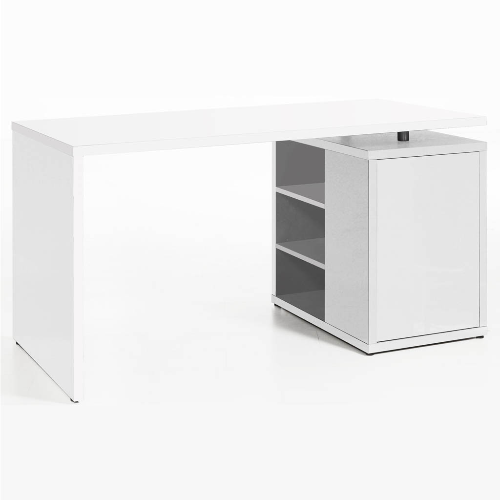 Bureau CORE laqué blanc L140XP69XH74