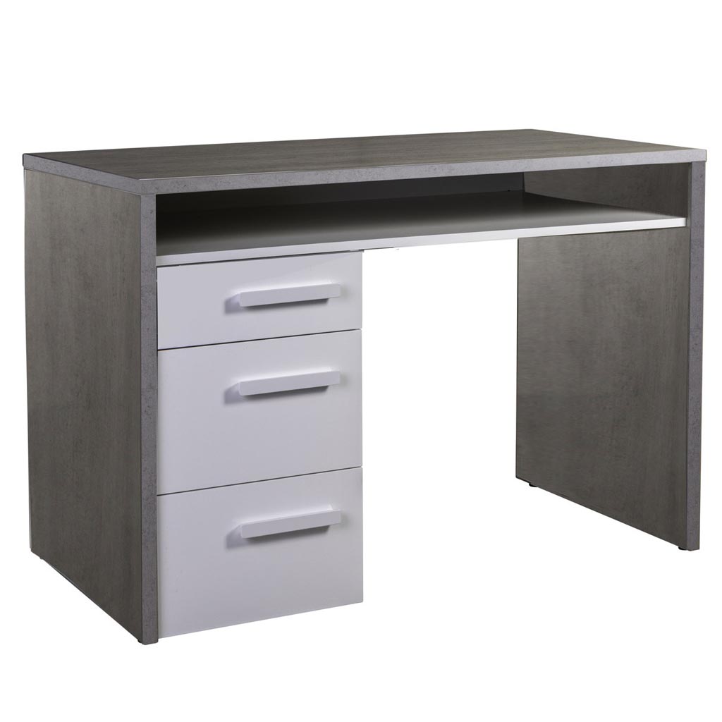 Bureau MIPIACE 3 tiroirs H77xL110xP60cm