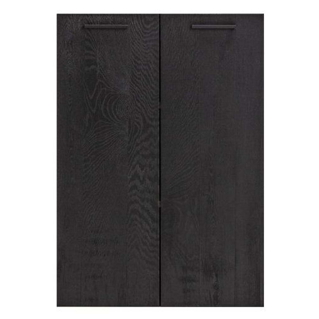 Porte noire pour étagère