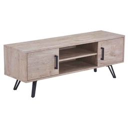 [MAT-TV402-ONE] Meuble TV H50xL140xP40cm #clair